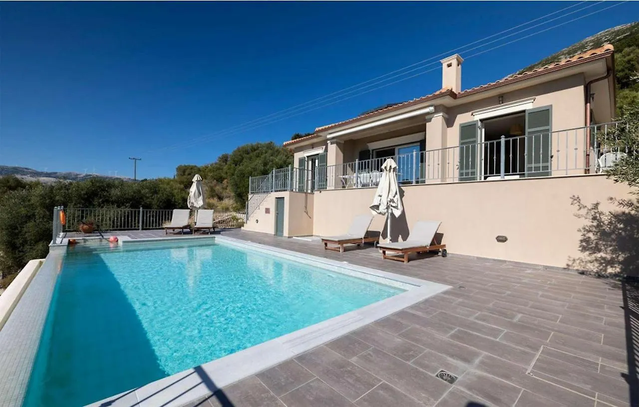 Delightful Kefalonia Villa - 2 Bedrooms - Villa Olive Grove - Private Pool And Phenomenal Sea Views - Agia Efimia Ferendinata