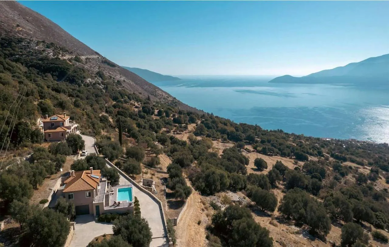 Delightful Kefalonia Villa - 2 Bedrooms - Villa Olive Grove - Private Pool And Phenomenal Sea Views - Agia Efimia Ferendinata