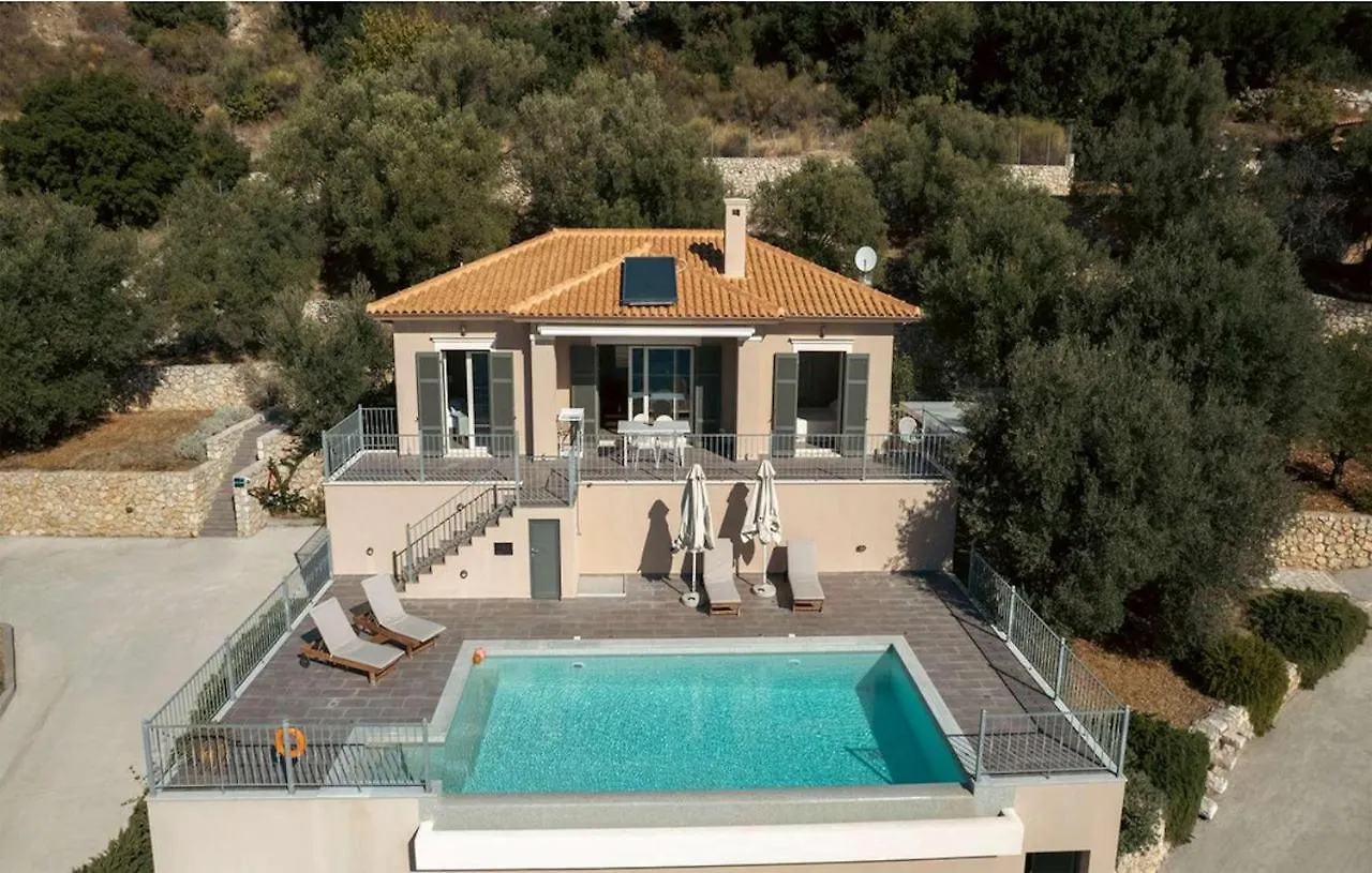 Delightful Kefalonia Villa - 2 Bedrooms - Villa Olive Grove - Private Pool And Phenomenal Sea Views - Agia Efimia Ferendinata
